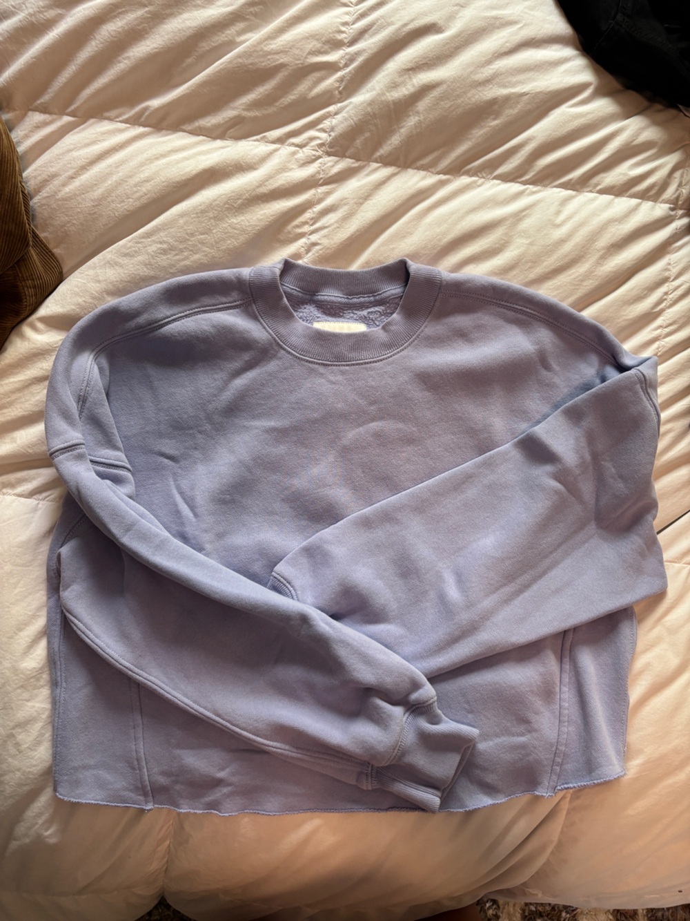 Abercrombie cut off sweatshirt